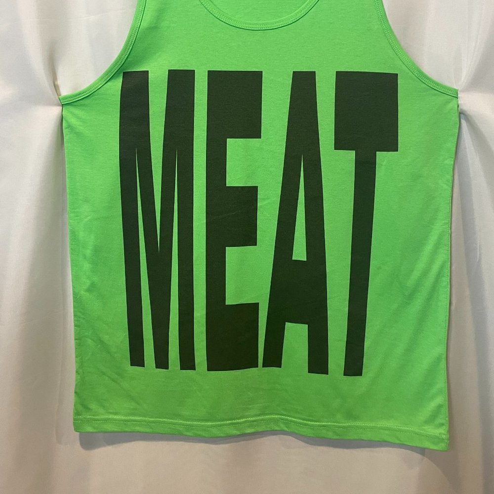 "MEAT" Neon Bella Canvas Super Soft Tank